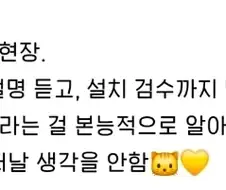 식기세척기 설치 구경하는 고양이