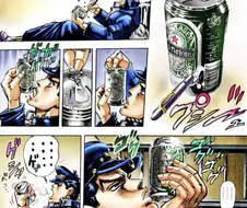 죠죠) 죠타로는 1화부터 무뚝뚝하고 무감정은 아니었음