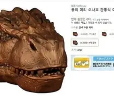 "아들아 방에 그 용?공룡? 머리 뭐니?"