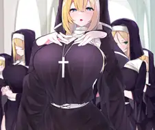 딱 봐도 사악한 기운이 감도는 서큐버스 수녀원