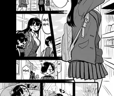 여학생이랑 인사하는 만화