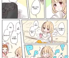 @) 안즈 생일축하해주는 니나 만화