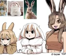 토끼 모에화