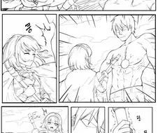 모험가 소녀가 마왕에게 겁탈당하는 만화.Manhwa