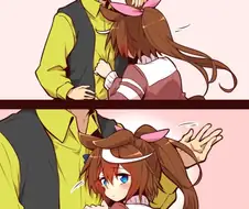 [말딸] 트레이너에게 안기는 테이오.manhwa