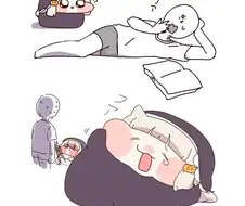 애 앞에서는 행동을 조심해야