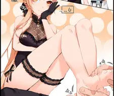 소전) 그로자 발 씻겨주는 만화