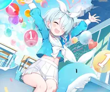 블루아카) 1주년 특전짤 모음