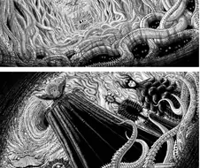 살아생전 미우라 켄타로의 미친 작화.manga