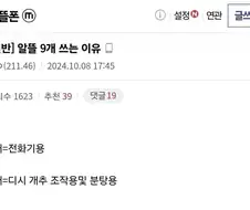 어떤 디시인이 알뜰 요금제를 9개 사용하는 이유