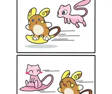 뮤는 새로운 기술을 익혔다