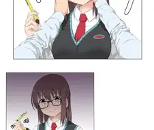 거유 안경 여고생 만화.manwha