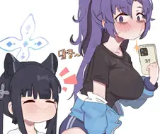 블루아카) 슈에린을 본 유우카.manga
