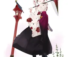 발뒤꿈치 로퍼사진 작가 그림체 피규어