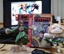 [말딸] 선샌니 세가 게임의 표지를 따라하고 있어용