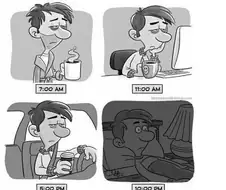 커피의 심각한 부작용.Comic