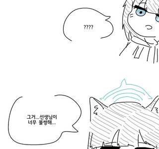 블루아카)아루와 시로코가 몸이 바뀐.manga