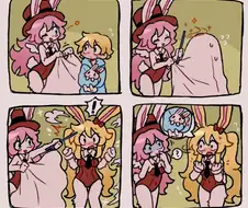 토끼마술하는 만화