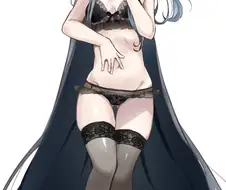 블아)아리스에게 섹시한 속옷을 입혀보았다