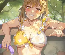 후방)비키니 평범한 시골처녀