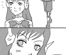 한조가 송하나 예의교육 주입시키는 만화