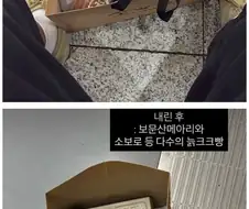 기차타고 오는 사이 빵이 늙어버림