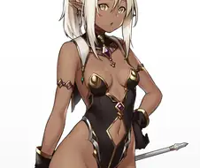 하체육덕 다크엘프 마녀