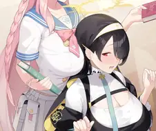 블루아카)부담스러운 압박 공격.manga