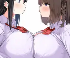 가슴이 커서 불편한 여고생 만화