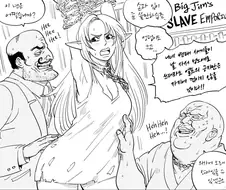 인간에게 노예로 잡힌 엘프 만화