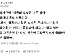 미쿡 도넛이 달달한 이유