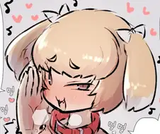 만화) 암컷 꼬맹이 강아지와 고양이