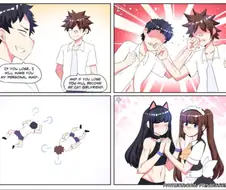 친구끼리 결투로 패배하면 서로 여장시키는 만화.manwha