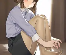 회사 동기쨩이랑 출장가는데 호텔방이 하나밖에 예약이 안되있었다.manga