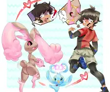 포켓몬)트레이너와 몸이 바뀐 만화