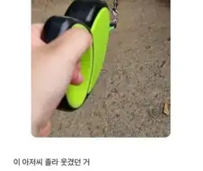 모르는 아저씨가 갑자기 개를 맡기고 감