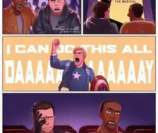 MCU)뮤직컬을 보러온 샘과 버키