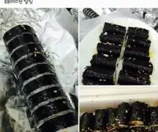 비오는 날, 안쓰러운 김밥할머니 한테 다 팔아줫다~