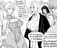 나루토) 나루토의 암컷 타락을 매우 염려하는 히나타 만화