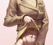 @)복근 보여주는 마도카.