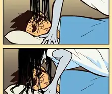 가위눌리고 처녀귀신 나오는 만화