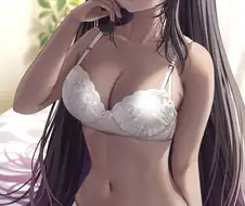 블루아카 후방)블랙초콜릿에 화이트크림을 얹은 것