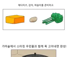 전통 스타킹 죽에 대해 알아보는 만화