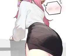 블아) 아루한테 엉덩이 맞기 vs 아루 엉덩이 때리기