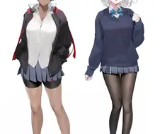 평범한 걸레여고생과 알비노여고생 manga