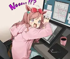 [말딸] 몰래 말딸 동인지 그리다 걸린 X지털