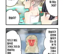 [@] 목욕과 원숭이