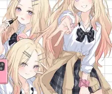 @) 갸루 패션에 도전한 주오 세나