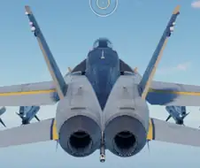수영복 입은 F/A-18
