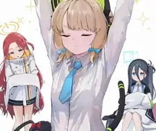 블루아카)링피트 하는 아이들.manga